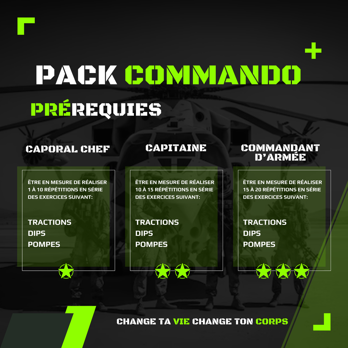 PACK COMMANDO