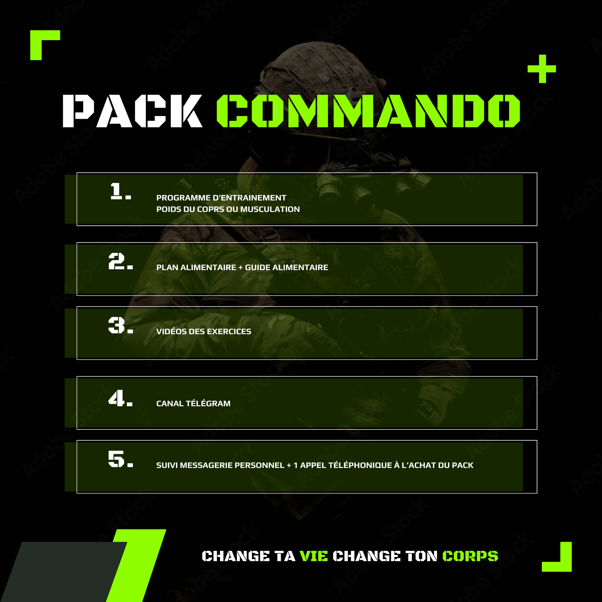 PACK COMMANDO