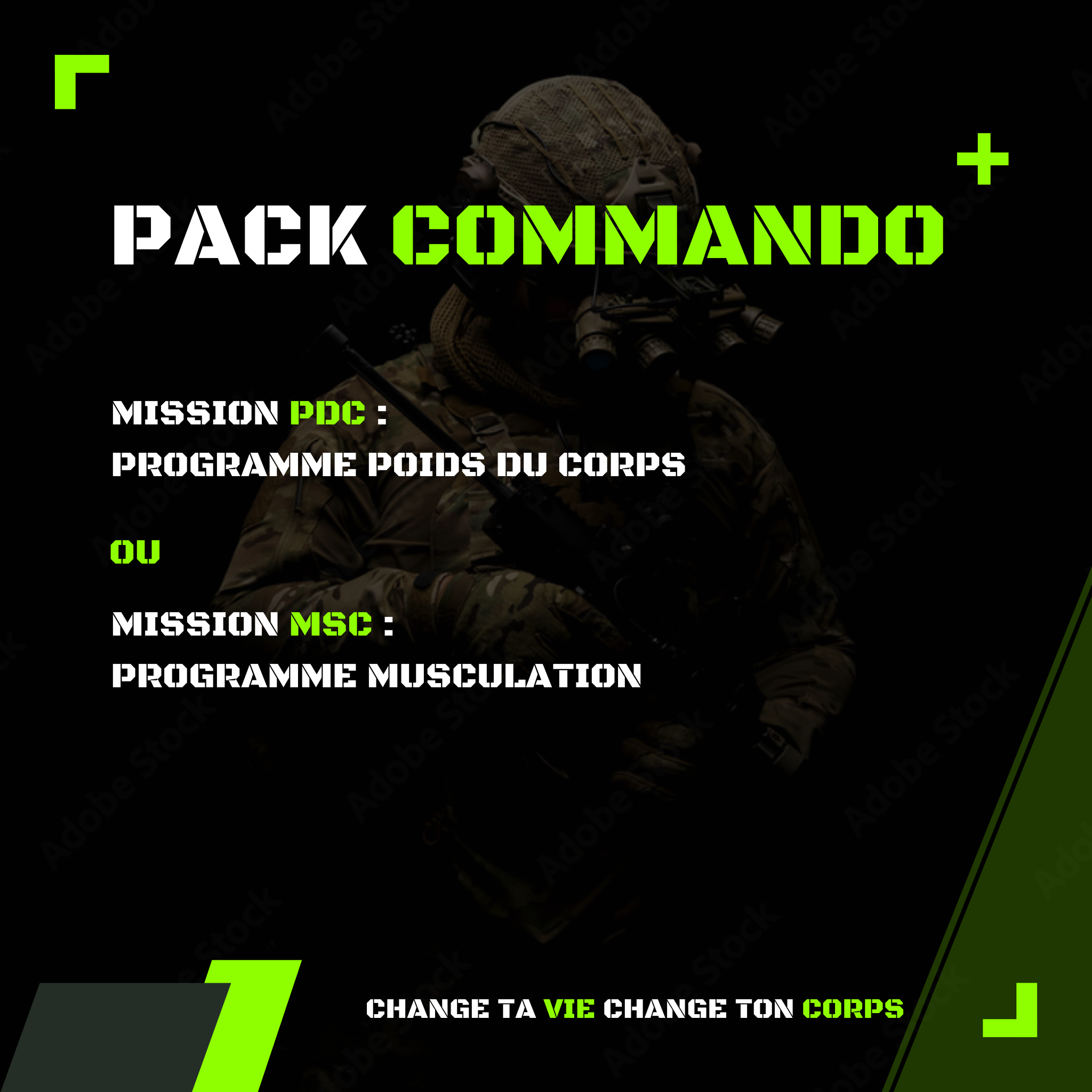 PACK COMMANDO